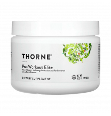 Предтренировочный комплекс Elite со вкусом цитрусовых, Pre-Workout Elite, Citrus Berry, Thorne, 122.6 г