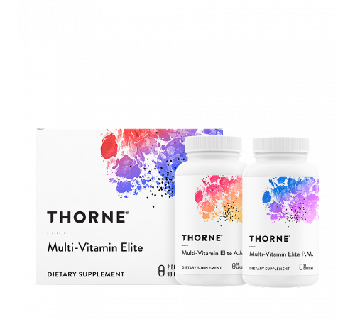 Комплекс витаминов и минералов, Multi-Vitamin Elite, Thorne, 180 капсул (2 упаковки по 90 капсул)