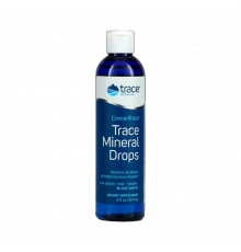 Микроэлементы в каплях ConcenTrace, Trace Mineral Drops, Trace Minerals, 237 ml