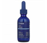 Ионный D3 + K2, Ionic D3+K2, Trace Minerals, 59 мл