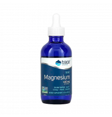 Ионный магний, Ionic Magnesium 400 mg, Trace Minerals, 118 мл