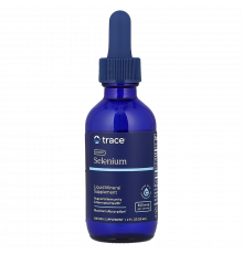 Ионный селен, Ionic Selenium 300 mcg, Trace Minerals, 59 ml