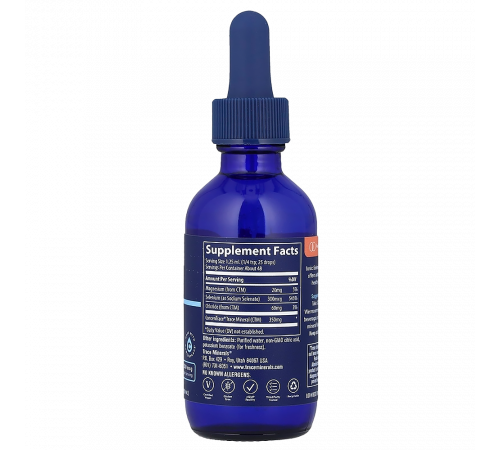 Ионный селен, Ionic Selenium 300 mcg, Trace Minerals, 59 ml