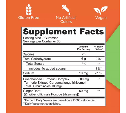 Комплекс с куркумой и имбирем, Turmeric + Ginger, Qunol, 60 жевательных таблеток