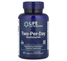 Мультивитаминный комплекс Two-Per-Day Multivitamin, Life Extension, 60 таблеток