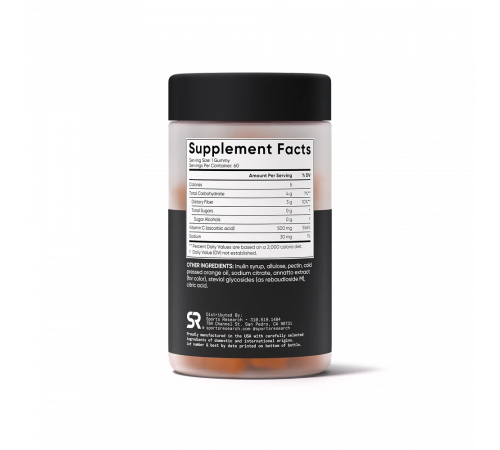 Витамин C 250 мг, Vitamin C 250 mg, Sports Research, 60 жевательных конфет