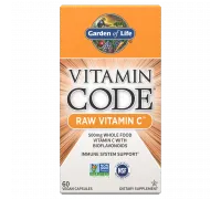 Витамин C, Vitamin Code RAW Vitamin C, Garden of Life, 120 капсул