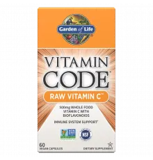 Витамин C, Vitamin Code RAW Vitamin C, Garden of Life, 120 капсул
