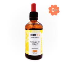 Витамин Д, Vitamin D3, PURE+S, 100 ml