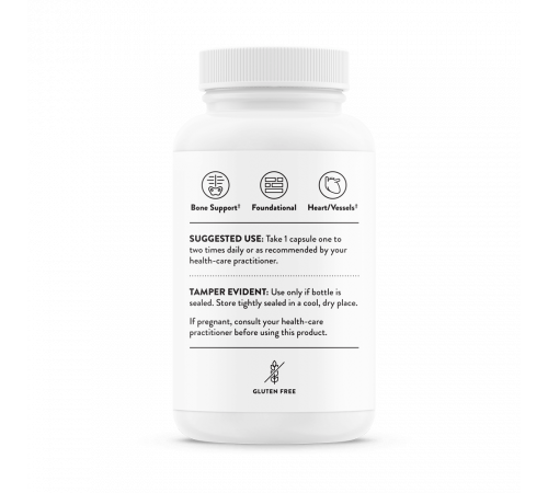 Витамин К, Vitamin K, Thorne Research, 60 капсул