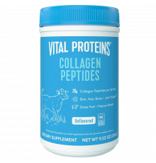 Пептиды коллагена без вкуса, Collagen Peptides, Unflavored, Vital Proteins, 265 г