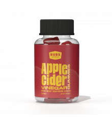 Жевательные конфеты с яблочным уксусом, Apple Cider Vinegar, Bubs Naturals, 60 жевательных конфет