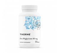 Бисглицинат цинка усиленный, Zinc Bisglycinate, Thorne, 60 капсул