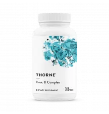 Базовый комплекс Витамина B, Basic B Complex, Thorne, 60 капсул