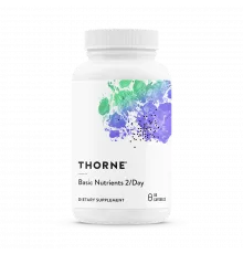 Ежедневный витаминный комплекс, Basic Nutrients 2/Day, Thorne, 60 капсул