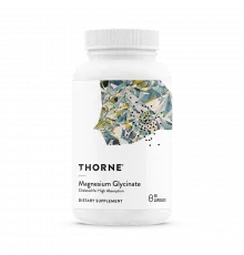 Глицинат магния, Magnesium Glycinate, Thorne, 90 капсул